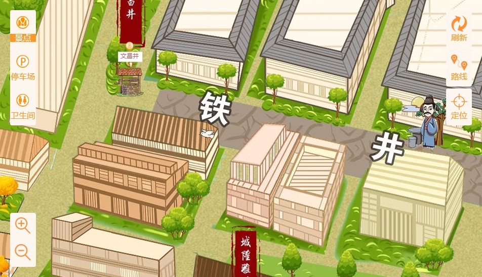 凌云智慧景区：手绘地图与语音导览的完美融合